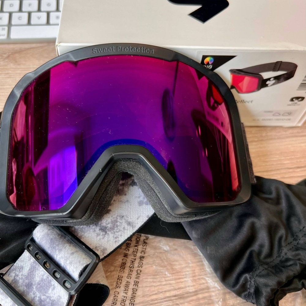 Sweet Protection Ski Goggles with Purple Lens